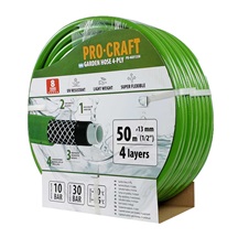 Hadice zahradní zelená 4-vrstvá 1/2" bal.50m Procraft PR-4GH1350