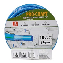 Hadice zahradní modrá 3-vrstvá 1/2" bal.10m Procraft PR-3KGH1310