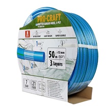 Hadice zahradní modrá 3-vrstvá 1/2" bal.50m Procraft PR-3KGH1350