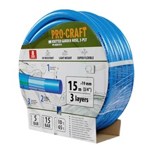 Hadice zahradní modrá 3-vrstvá 3/4" bal.15m Procraft PR-3KGH1915