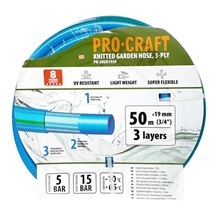 Hadice zahradní modrá 3-vrstvá 3/4" bal.50m Procraft PR-3KGH1950