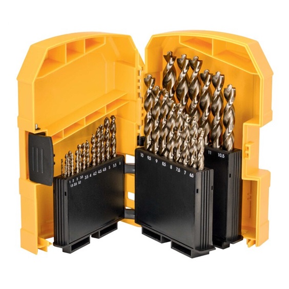 Sada vrtáků 29dílná 1-13mm DT4957 HSS-E COBALT