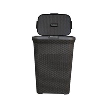 Koš na špinavé prádlo RATTAN 40l - hnědý
