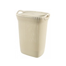 Koš na špinavé prádlo KNIT 57L béžový
