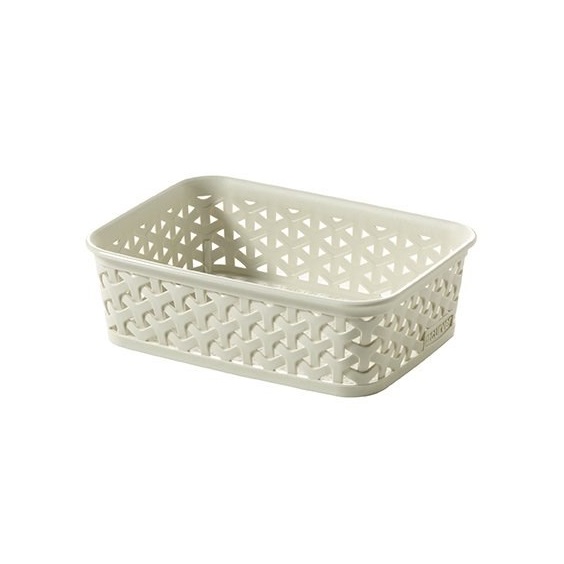 Košíček RATTAN 'Y' STYLE -A6 krémový