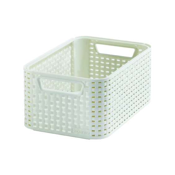 Úložný box RATTAN Style2 S - krémový