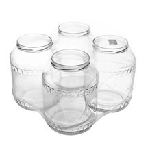 Sklenice zavařovací 1,7 l z pol. 129721 4 ks