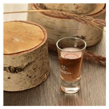 Odlivka sklo Cheerio 0,06l cejch 2cl a 4cl, 6ks (UK 144649)