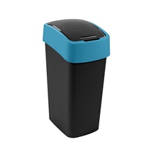 Odpadkový koš FLIP BIN 45l černý/modrý