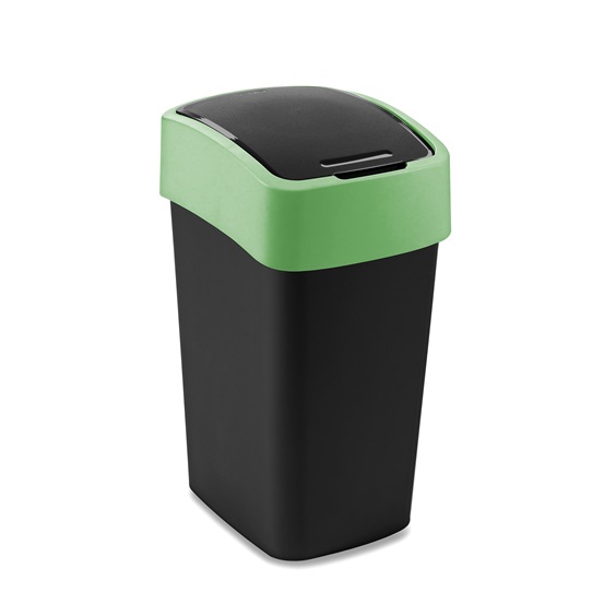Odpadkový koš FLIP BIN 25l černý/zelený