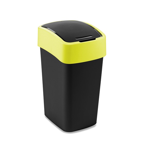 Odpadkový koš FLIP BIN 25l černý/žlutý