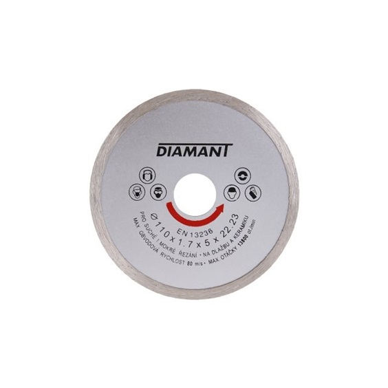 Kotouč diamantový 44-110    plný DIAMANT