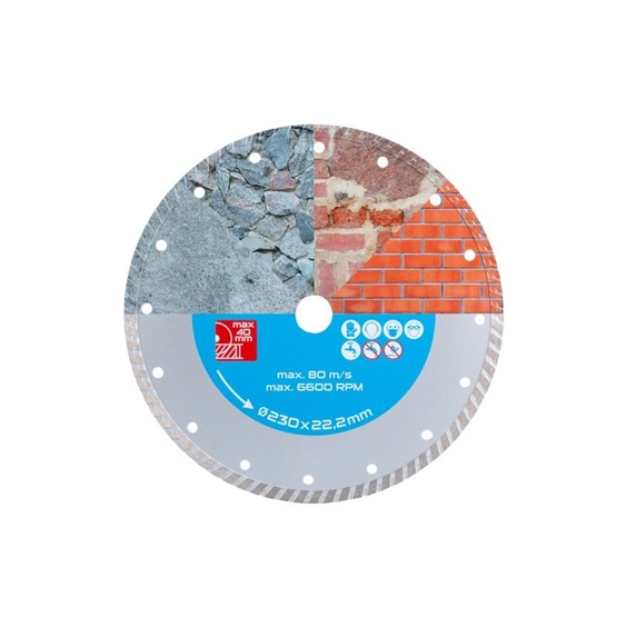 Kotouč diamantový 46-230   turbo DIAMANT