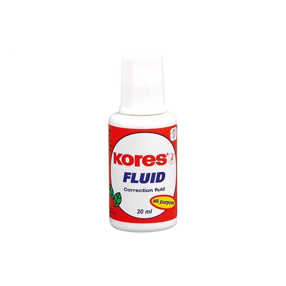 Lak korekční Kores Fluid, se štětečkem, 220ml