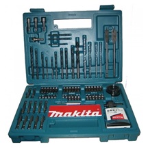 Sada vrtáků a bitů 100ks v kufru Makita B-54520