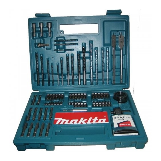 Sada vrtáků a bitů 100ks v kufru Makita B-54520