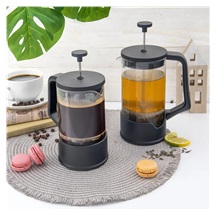 Konvice borosil. sklo/UH french press 0,9 l BLACK