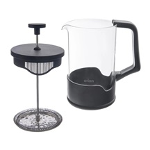 Konvice borosil. sklo/UH french press 0,9 l BLACK