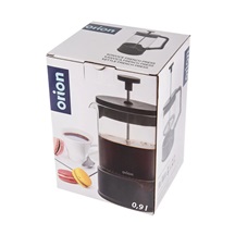Konvice borosil. sklo/UH french press 0,9 l BLACK
