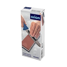 Kámen brusný korund 200/600+podložka+úchyt na nože