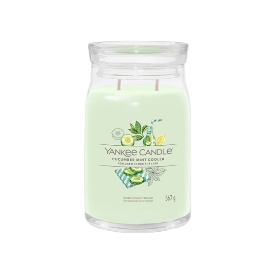 Svíčka YC CANDLE CUCUMBER MINT COOLER SIGNATURE VELKÝ