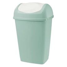 Odpadkový koš GRACE15l zelená/bílá