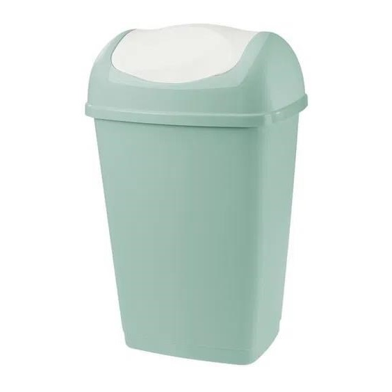 Odpadkový koš GRACE 25l zelená/bílá