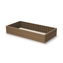 Vyvýšený záhon BASE WOODY ECO WOOD 149,2 cm - barva: naturo ECO