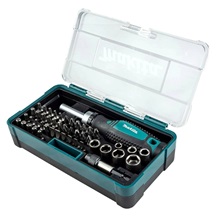 SADA bitů a 1/4" hlavic se šroubovákem, 47ks MAKITA B-36170