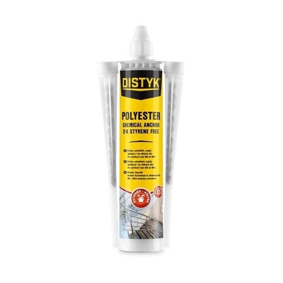 Kotva chemická kartuše  POLYESTER 300ml chemical anchor 2K STYRENE RREE CZ-PL-HU  DISKU EZ