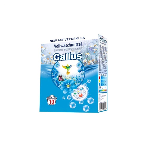 Gallus prací prášek MIX, 10 dávek, 650 g