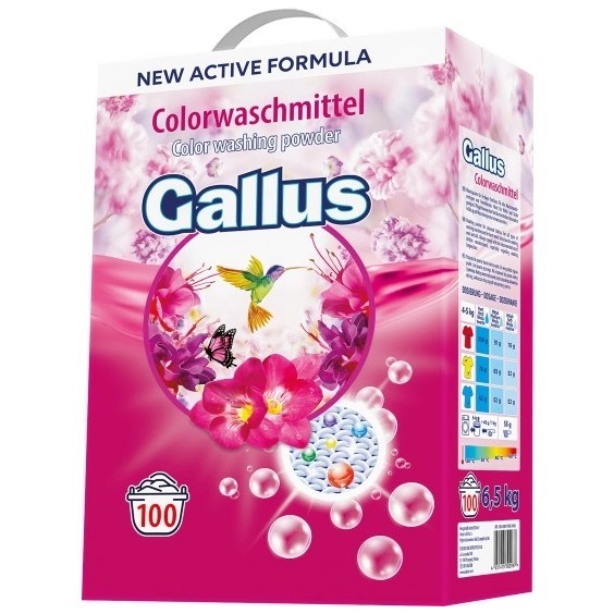 Gallus prací prášek MIX 100 dávek, 6,5 kg