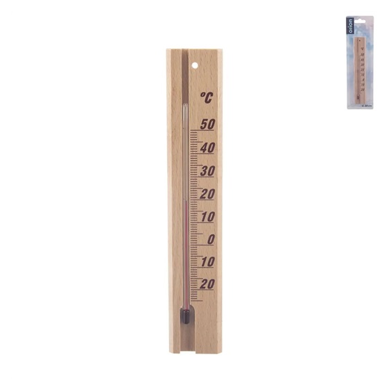 Teploměr dřevo univerzální 20 cm