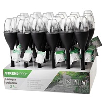 Lampa Strend Pro Garden, plast, efekt plamene, solární, 6,5x40 cm, 1x LED