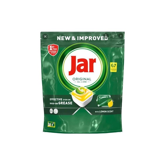 Kapsle do myčky Jar Yellow 67ks