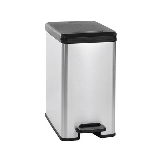 Odpakový koš SLIM BIN 25L - stříbrný