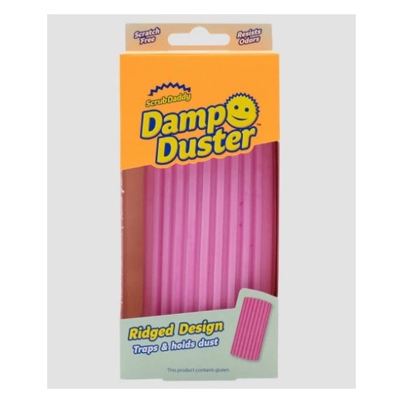 Houbička na utírání prachu Damp Duster růžová