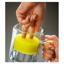 Houbička Scrub Daddy Fresh Lemon žlutá