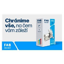 Vložka FAB 3 HOME - 3H.00/BDNs 35+35 6klíčů  TB3 Box satin nikl