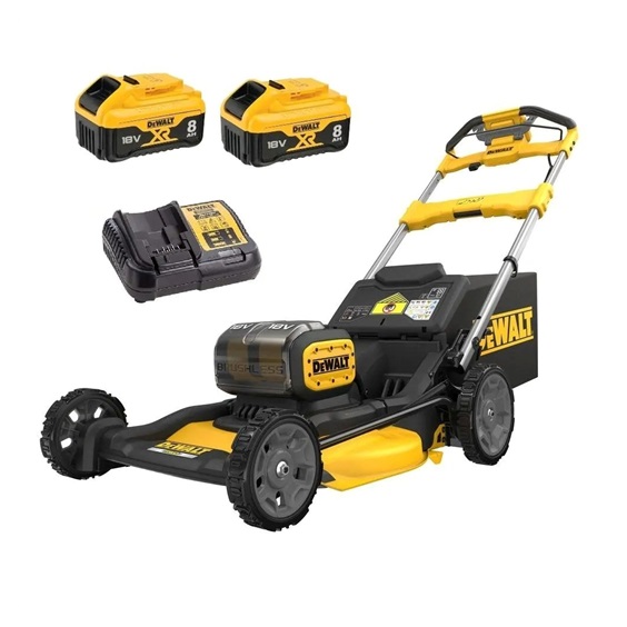 Sekačka na trávu s pojezdem  AKU 2x18V 2x8,0Ah Li-Ion DCMWSP156W2