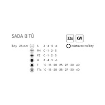 Sada bitů 32ks 18908 FESTA