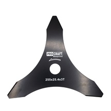 Nůž ke křovinořezu 255x25,4 vroubkovaný  PROCRAFT H-3T/Z