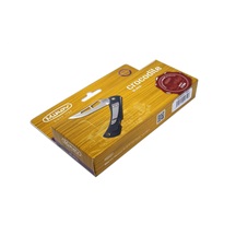 Nůž sportovní otvírácí s pojistkou CROCODILE 243-NH-1/B SPONA ČERNÝ