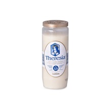 Svíčka Theresia kompozitní svíčka 230g ~3,5dne bílá
