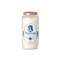 Svíčka Theresia kompozitní svíčka 320g ~4,5dne bílá