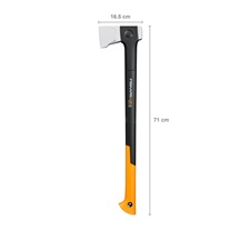 Set sekera Fiskars X28 + univerzální nůž Fiskars