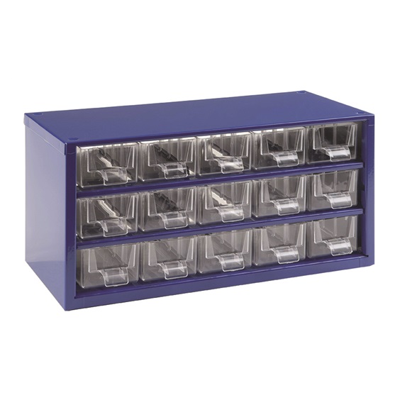 Organizér zásuvkový 03/ 15xS                 - RAL 5002  Modrý