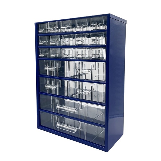 Organizér zásuvkový 09/ 15xS,4xM,2xL - RAL 5002  Modrý
