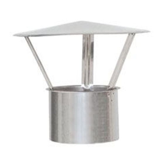 Stříška ventilační  180 NEREZ