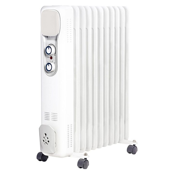 Radiátor Strend Pro NSC-A1, 1000/1500/2500W, 11 žebrový, 230V, olejový